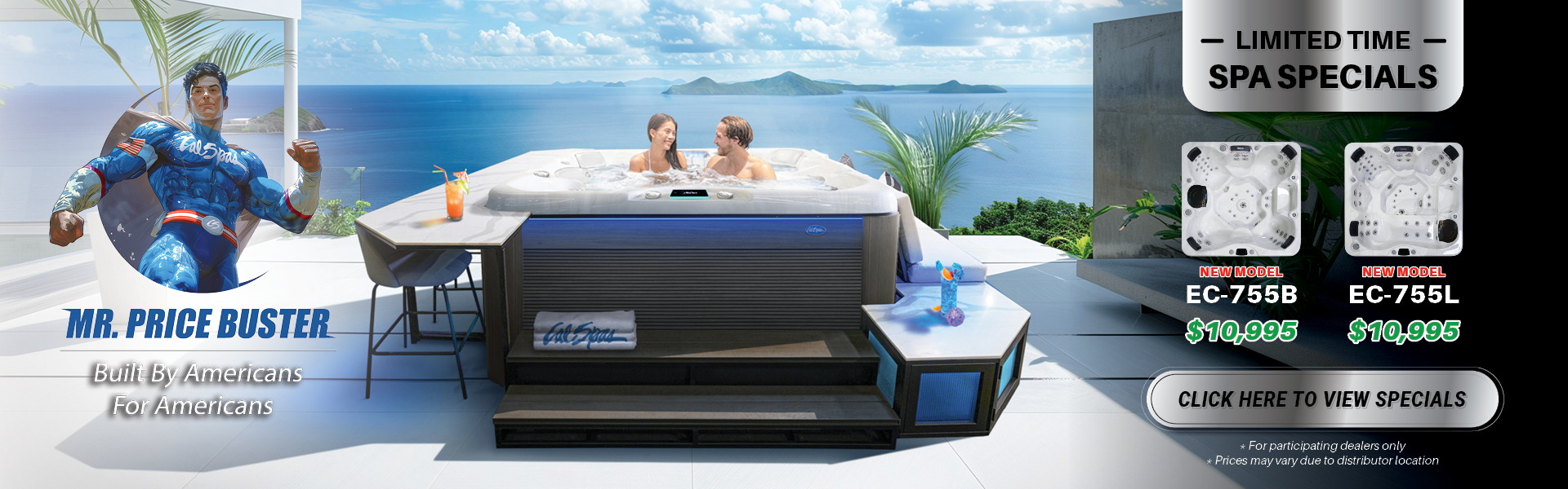 Calspas hot tub being used in a family setting - San Leandro